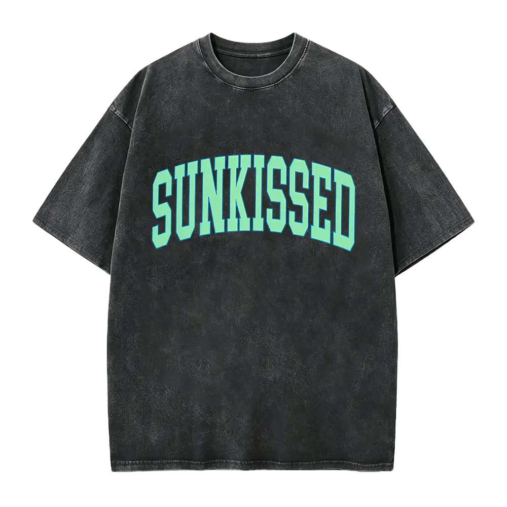 Sunkissed Beach Shirt, Cute Summer Shirt, Oversized Beach Tee, Swimsuit Cover Shirt, Summer Time Tshirt for Women