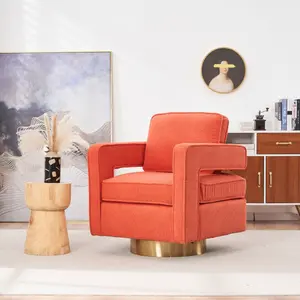 Furniture, Sofa, and Chair Swivel Barrel Chair for Living Room,360 Degree Swivel Club Modern Accent Single Sofa Chair, Small Leisure Arm Chair for Nursery, Hotel, Bedroom, Office lazysofafutonchair