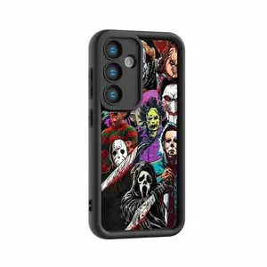 Samsung Galaxy Case with Spooky Horror Movie Design Soft TPU Cover for S26 Ultra S25 Plus S24 S23 FE S22 S21 A13 A14 A15 A16 A17 A33 A35 A36 A53 A54 A55 Note 20 Protective Bumper