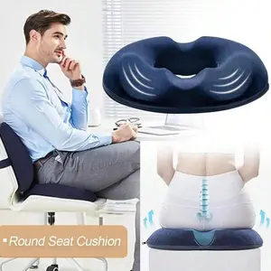 1count Memory Foam Donut Pillow - Portable Pillow Cushion Pad For body, Memory Foam Cushioning , High Density Memory Foam, Supportive Memory Foam