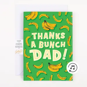 Endless Thank You Dad Card with Glitter