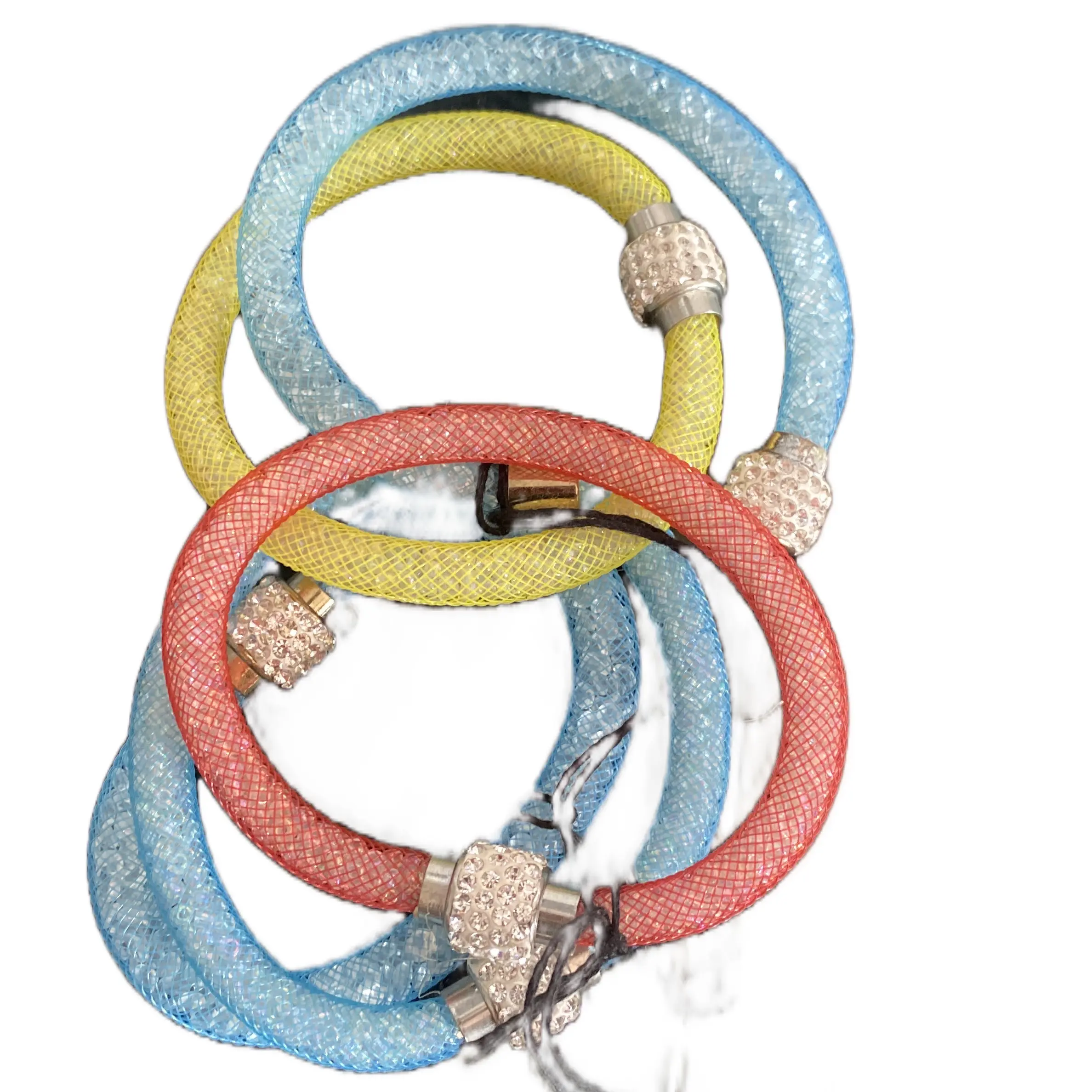 Crystal Mesh Bracelet - High-Quality & Adjustable