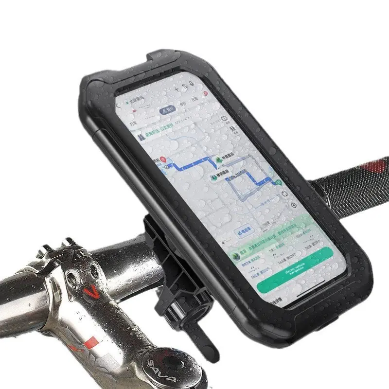 Push-and-release type navigation bracket for mountain bikes, electric bike riding bracket, and wholesale of bicycle phone brackets, for Ebikes Bike Phone Holder