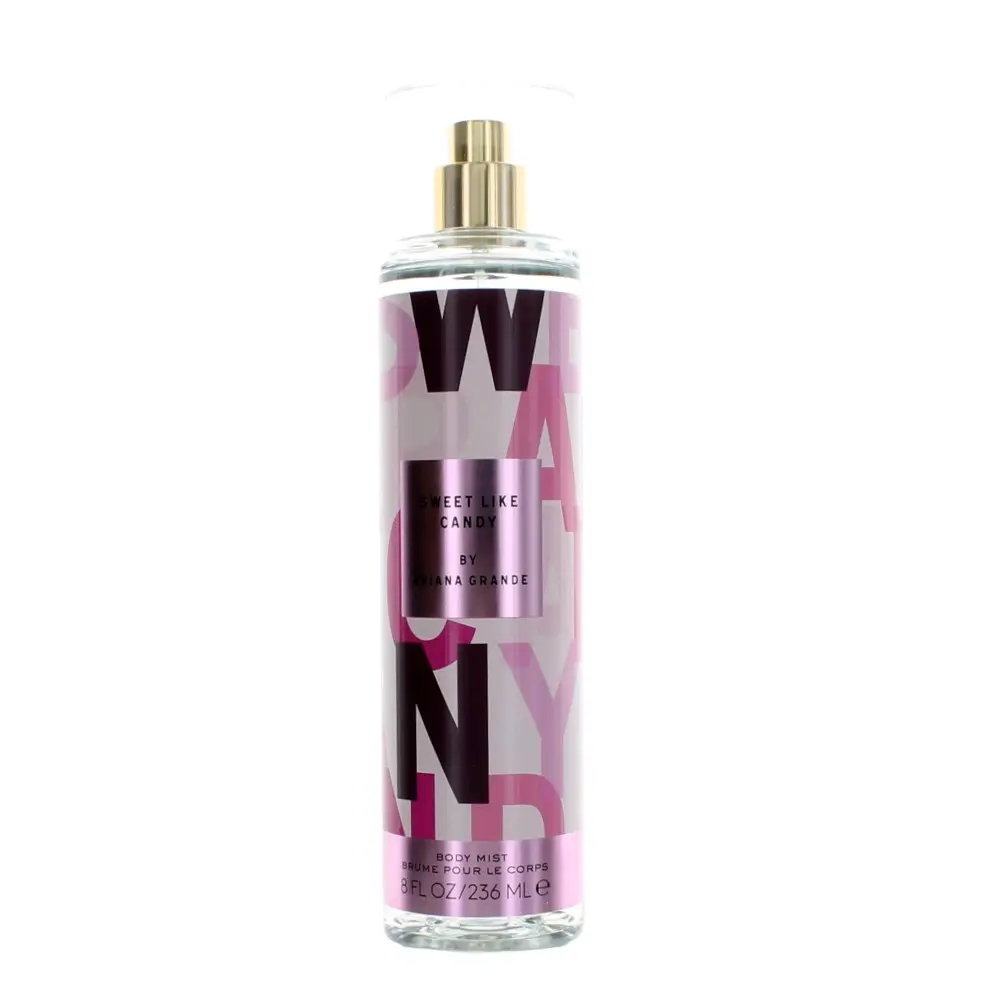 Sweet Like Candy by Ariana Grande, 8 oz Body Mist for Women, Gourmand Perfume, Berry Vanilla, 8 Fl Oz, Spray On Skin