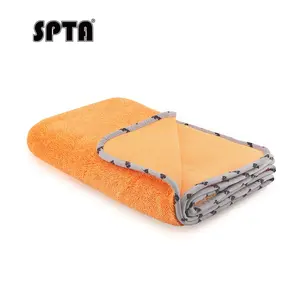 SPTA Drying Towel, 1PC Orange 1200 GSM Car Wash Drying Towel for Spotless Shine, Highly Absorbent, Scratch Free Large Microfiber Drying Towel for Car washing
