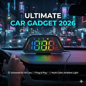 Universal Car HUD Display GPS Speedometer Car Speed Monitor for All Cars  Real-time Speed & Altitude Projector