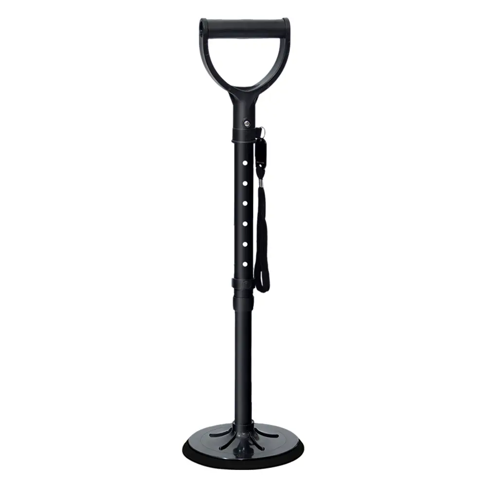 Portable Standing Mobility Aid Stick, 7-Level Adjustable Unisex Healthcare Hand Support for Elderly Stand-Up & Short-Distance Use, Hiking Protective Gear for Sports & Outdoor Fitness Ab Training