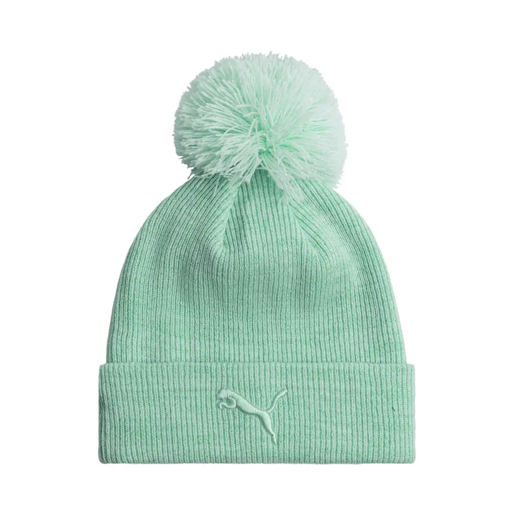 PUMA Womens Tonal Ribbed Lureknit Beanie Casual - Green