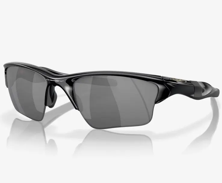 Oakley Men's Half Jacket 2.0 XL Unisex Sports Style Men's Sunglasses - Half Rim, Polarized Plutonite Lenses, O-Matter Frame, 100% UV Protection, Prizm Golf/Tennis Detail, Rectangular, Enhanced Lower Field Visibility, Blue Light Blocking Lens