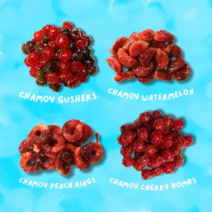 Flavoritos Chamoy Gummies, Variety 4-Pack -Sweet and Chili Candy Snack
