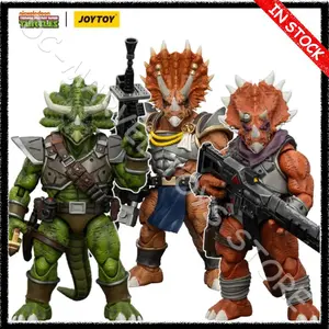 In Stock JOYTOY 1/18 TMNT-Captain Zorax TMNT-Adjutant Zork TMNT-Triceraton Infantryman Action Figure Custom Gift Toys