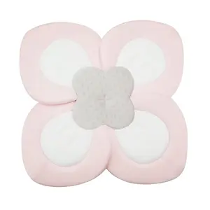 Soft Floral Print Baby Bath Pad, Infant Newborn Bath Seat, Sink & Bathtub Essential, Baby Shower Gift (Pink), Baby Items, Flower Motif