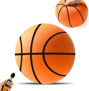 Best Quiet Basketball Size 7 Great Bounce, Quiet indoor basketball Perfect Gift for Kids & Adults (9.5 Inch)