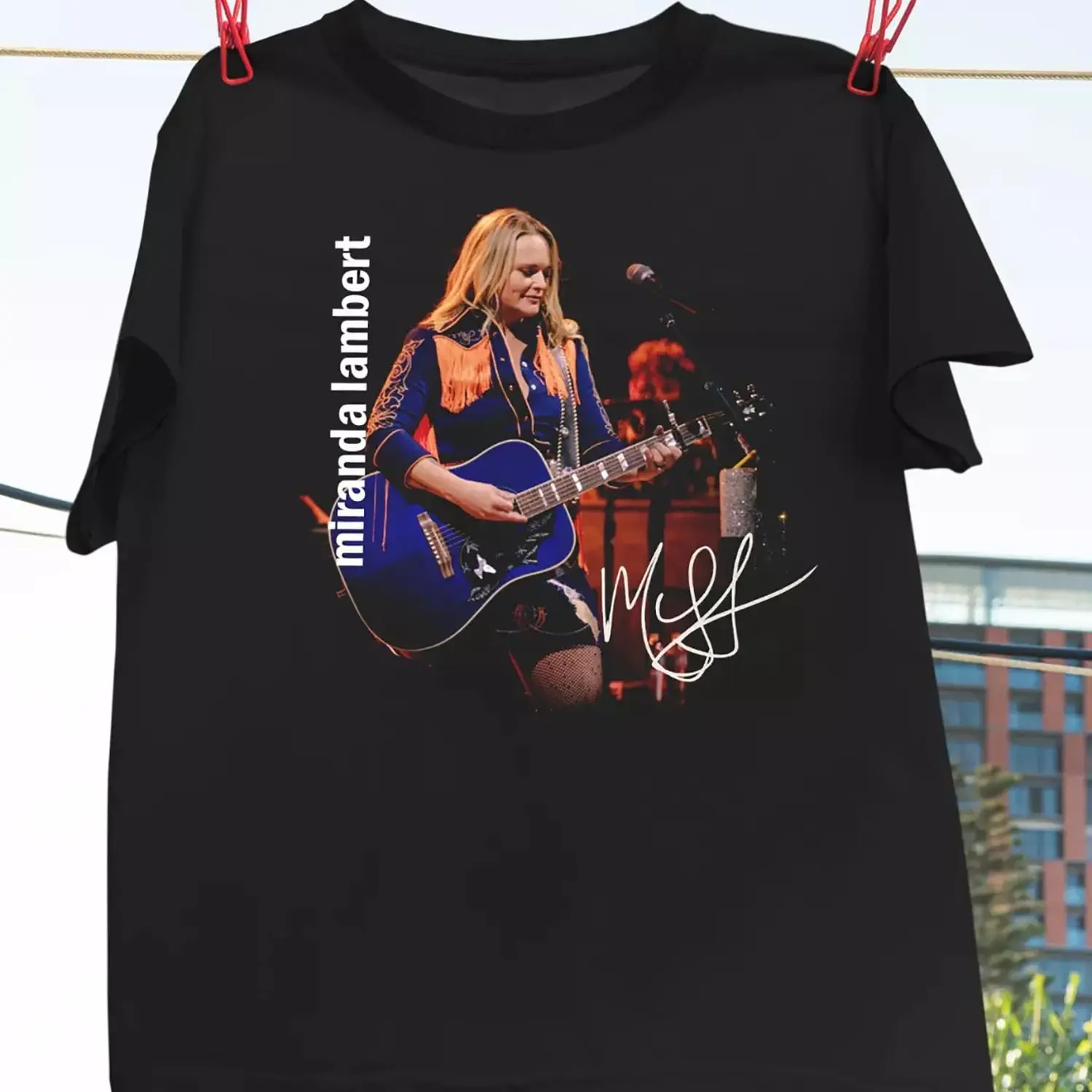 Miranda Lambert In Concert Tour Cotton Black All Size Unisex Shirt