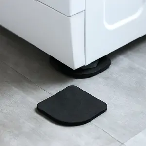 4pcs Non-slip Durable Fixing Pad, Universal Anti Skid Pads, Non Skid Furniture Washing Machine Pad Floor Protectors, 3.03in*3.03in