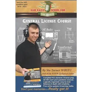 USED-HamRadioSchool.com General License Course by Stu Turner WØSTU (Paperback)