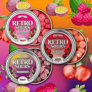 RETRO SOURS - 3 PACK (Raspberry - Red Apple - Passionfruit)