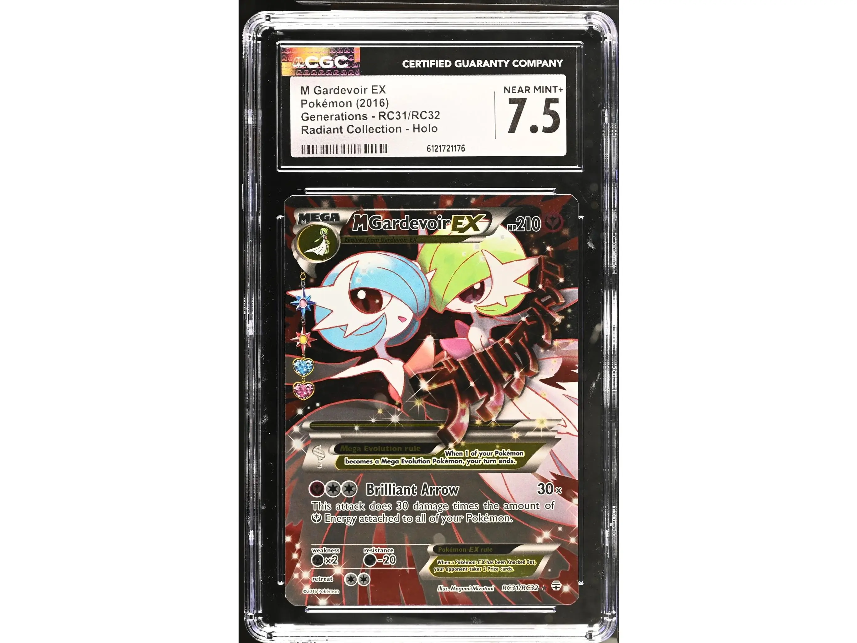 2016 Generations #RC31/RC32 M Gardevoir EX Radiant Collection - Holo CGC 7.5