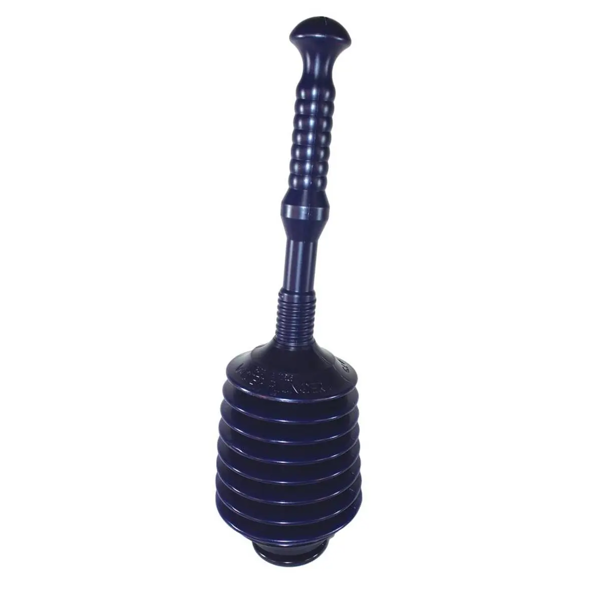 212 MAIN 9205 Deluxe Professional Blue Plastic Plumbing Tool - 2-3/4"d Innovative Bellow, Lightweight Splashproof Design with Trap Removal Capability
