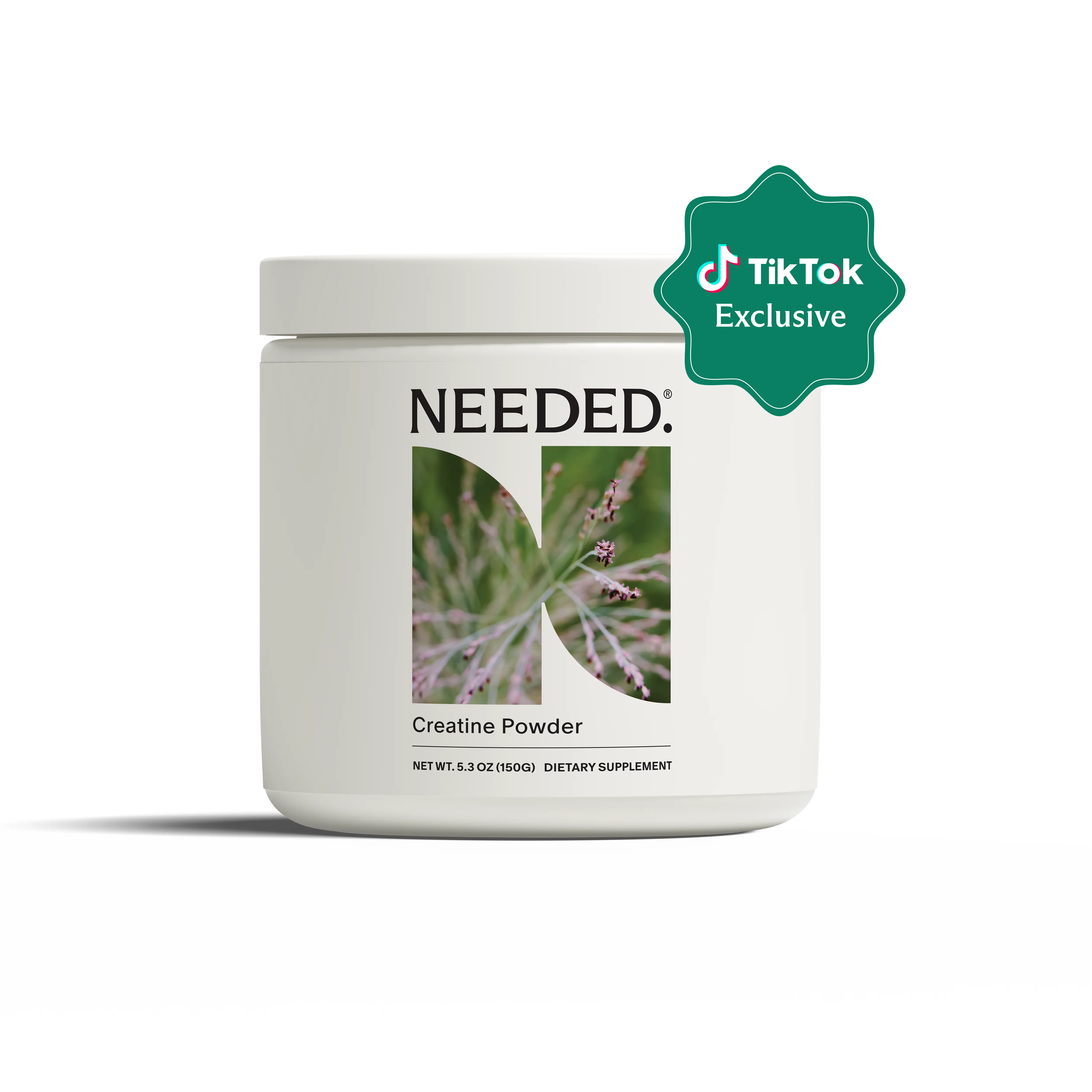 NEEDED. Creatine Powder - 150g Bottle (1 Month Supply) - Expertly-Formulated Creatine Monohydrate - 5g Serving - supports building lean muscle, supporting healthy body composition, and fueling mental and physical energy.*