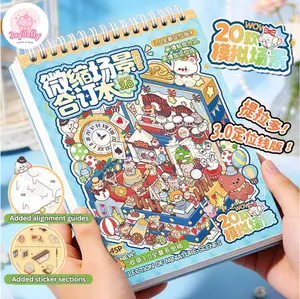 JoyJolly Telado Vol 3 upgraded edition Scene Sticker Book 40 different Scenes diy crafts