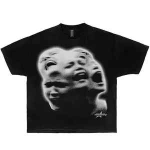 Screamo Graphic Boxy T-Shirt, oversized, graphic, t-shirt, streetwear, y2k, funny, Christmas gift shirt, t shirt, meme, kids, gothic, emo
