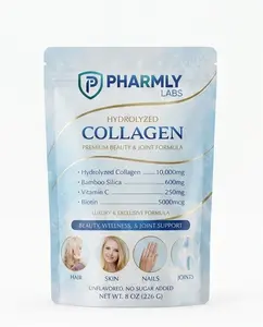 Pharmly Labs Multi-Collagen Matrix– Advanced Biotin & Silica Blend for Hair, Skin, and Nails (Unflavored Powder)