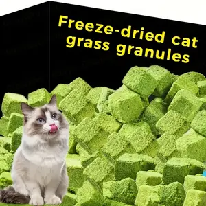 60g Cat Toy Cats Grass Treats, Fish Oil Kitten Grass Catnip Stick for Hairball Removal Teeth Cleaning Cats Edible Freeze Dried Kitty Lickable Chew Dental Snack for Indoor Kitty Food cat grass treat hairball control snack stick hair ball oral health
