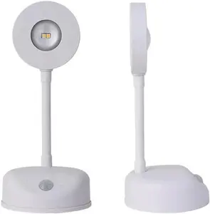 2026 Experience Smart Lighting with This Motion-Sensor Wall Light – Controlled by Remote, Features 3 Color Temperatures and Adjustable Brightness, Rechargeable via USB, Easy to Install, and Includes an LED Display for Effortless Operation (White)