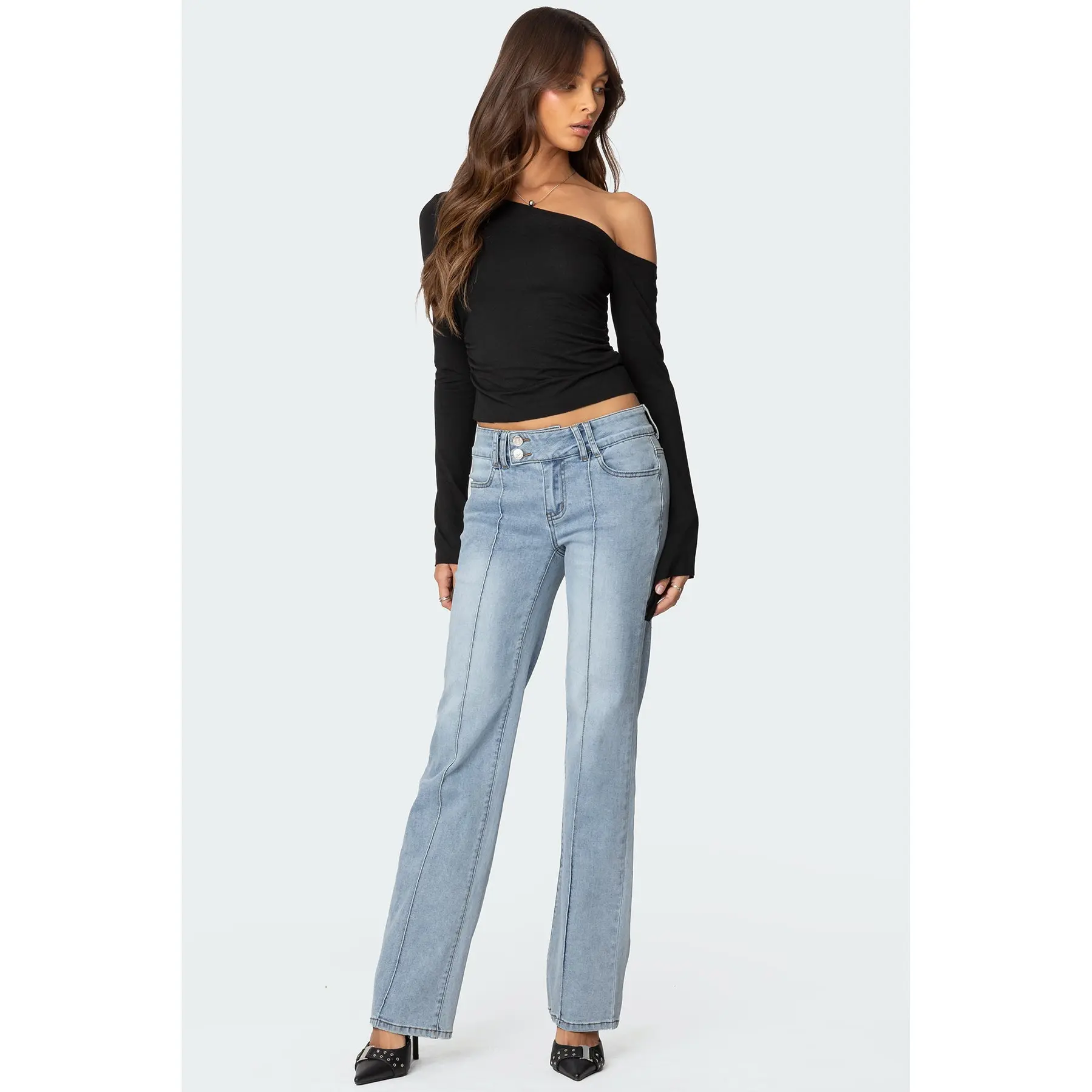 Avril Low Rise Bootcut Jeans