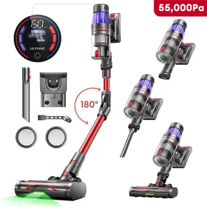 Ultenic U16 Flex Vacuum Cleaner, Wireless Cordless with GreenEye Dust Detection, Anti-Tangle Brush, Digital Display, Pet Hair Friendly
