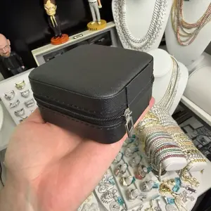 Travel Case Jewelry Box - Black