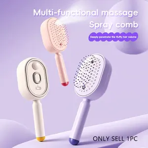 Electric Spray Massage Comb | Oil Mist Hair Care | Self-Cleaning & Anti-Static | Fluffy Smooth Hair | Anti Tangle Brush | Hair Detangling Comb | Hair Care Tool