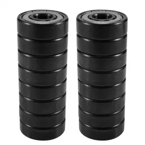 16Pcs Ceramic 608 Inner Bearings, 8X22X7mm, ABEC-11 Hybrid with 6 White ZrO2 Balls for Skateboards, Inline Rollers (Sports & Outdoor, Diving Use)