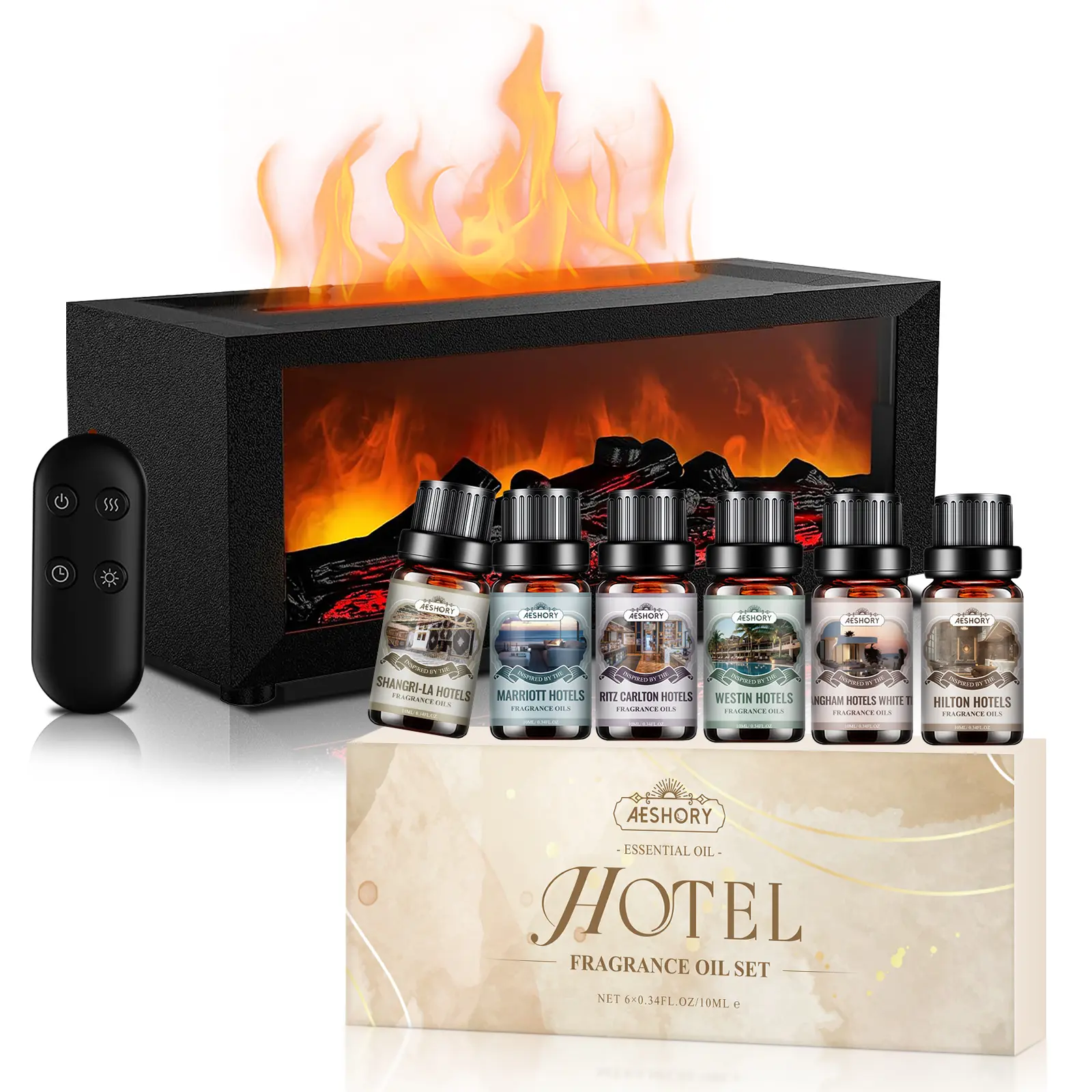 6*10ml hotel oil+Humidifier