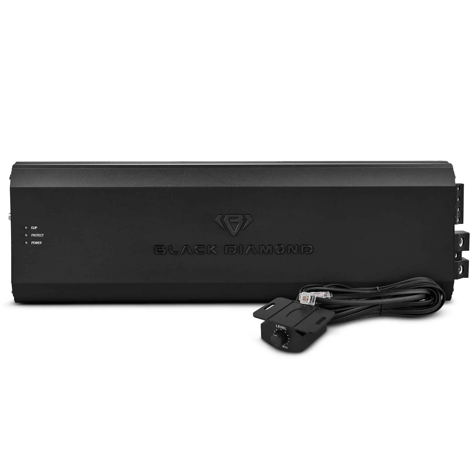 Black Diamond Adjustable Compact 1-Channel Class D Monoblock Audio Amplifier - Subwoofer Compatible, 2500W RMS @ 1 Ohm, Bass Boost Feature