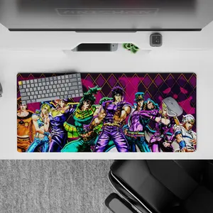 [SALE UP TO 30%]JoJo - Anime Desk Mat - Heroes Legacy, Mouse Pad for Anime Fan, Gaming Desk Accessories, Large Computer Pad, Desk Decor