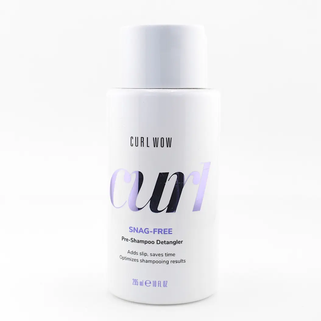 Color Wow Snag-Free Pre-Shampoo Detangler (295ml) - Chemical-Free Haircare for Adults, Cleansing Formula with Hydrolyzed Silk Protein, Panthenol for Moisturizing, Hydrating, Oil Control & Smooth, Manageable Hair, Any Hair Type Moisturizer