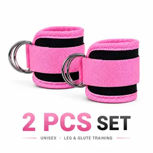 2026 Extended Edition 2-Count Gym Ankle Straps, Glutes and Legs Strength Training Protective Fitness Accessories, Portable Ankle Covers for Home Gyms, Unisex Workouts