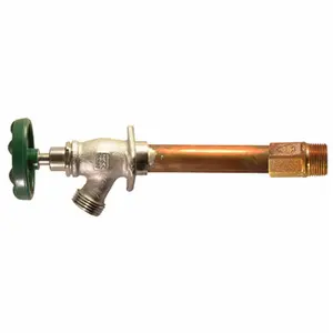 Arrowhead 455-12LF 12 in. Outdoor Frost-Free Hydrant Faucet, Threaded Ends, Pipe-Compatible