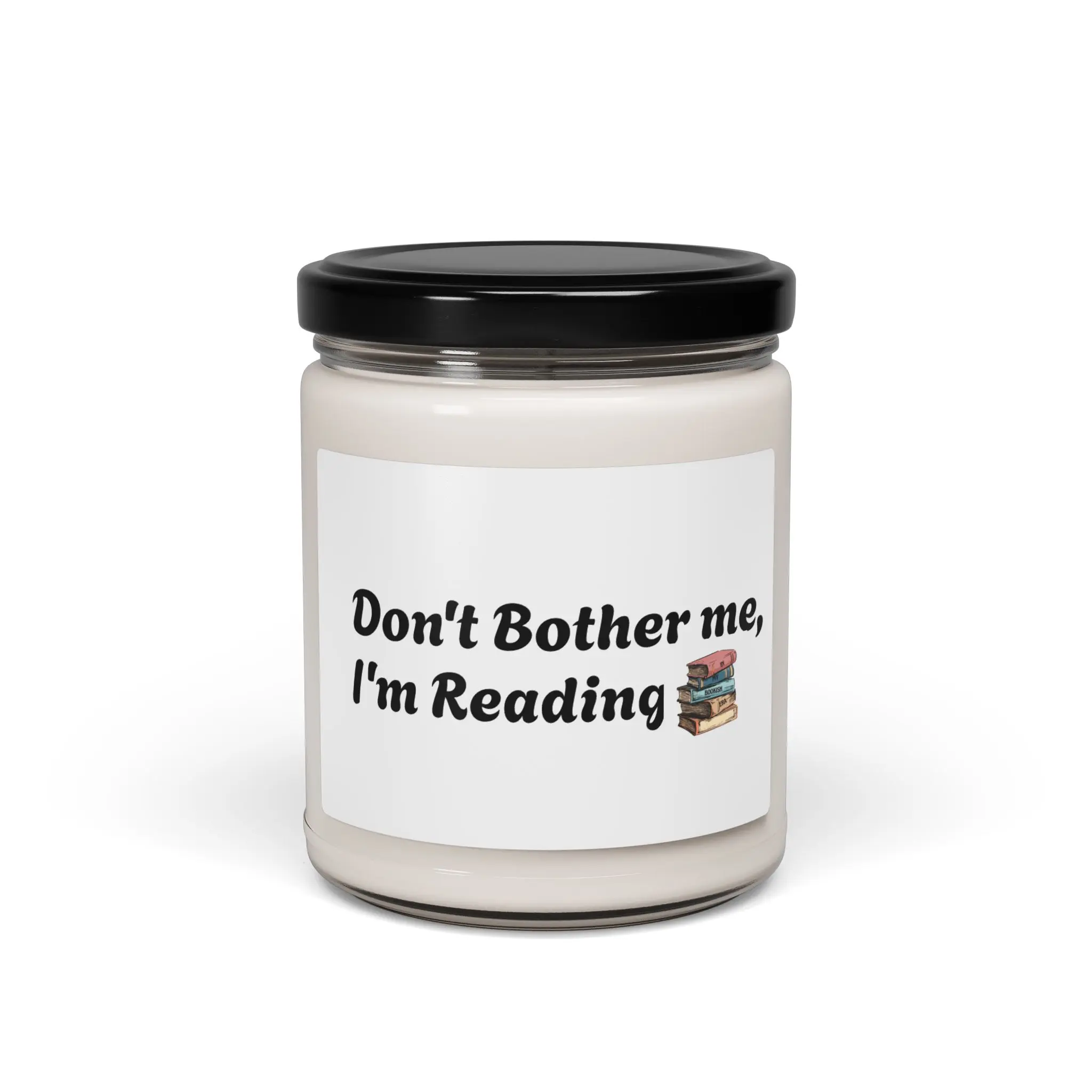 Book Lover's Scented Soy Candle, Relaxing Candle Gift for Readers, Cozy Home Decor, Perfect for Book Clubs or Reading Nights