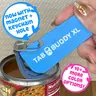 Tab Buddy XL Colors- Food can tab opener help for long nails, sore hands; assistive veggie, soup, cat, dog food magnet tech gadget arthritis Kitchen Lid Utensils  Handy Colorful