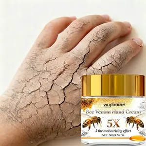 Deep Moisturizing Hydrating Hand Cream with Honey, Retinol & Collagen, Nourishing Formula for Dry Cracked Hands, All-Season Use