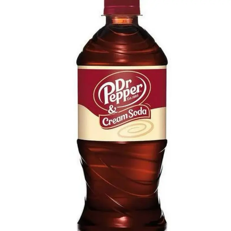 1-3-7 Bottles Dr Pepper Cream Soda 20 oz | Specialty Soda | Vanilla Cream Flavor | NY Snack Pantry