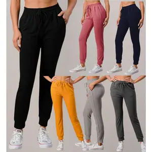 Women's High Waisted Sporty Gym Athletic Fit Jogger Sweatpants sweatpants