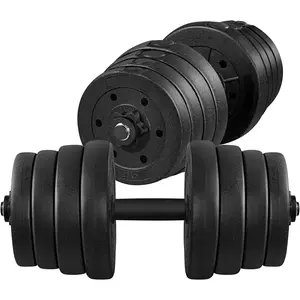 44lb/66LB Adjustable Dumbbell Weight Set Strength Training Equipment for Women & Men in Home Gym Muscle Body Training