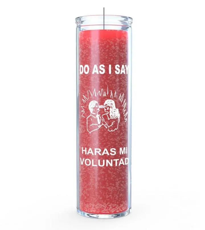 Do As I Say 7 Day Candle - Red Hand-Packed with Potent Herbs Oils & Curios for Enhanced Influence & Respect