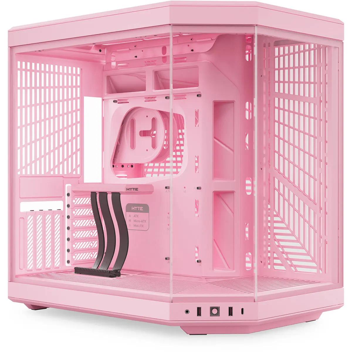 HYTE Y70 Dual Chamber Tempered Glass E-ATX Mid-Tower Gaming PC Case