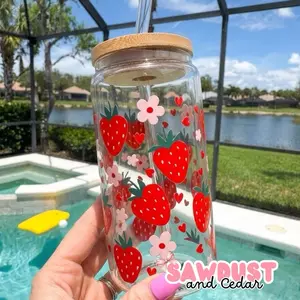 The Ultimate UV DTF Variety Pack - 30 Premium 16oz Glass Can Wraps with Trendy Designs, No Heat Required, Handcrafted for Small Business Inventory