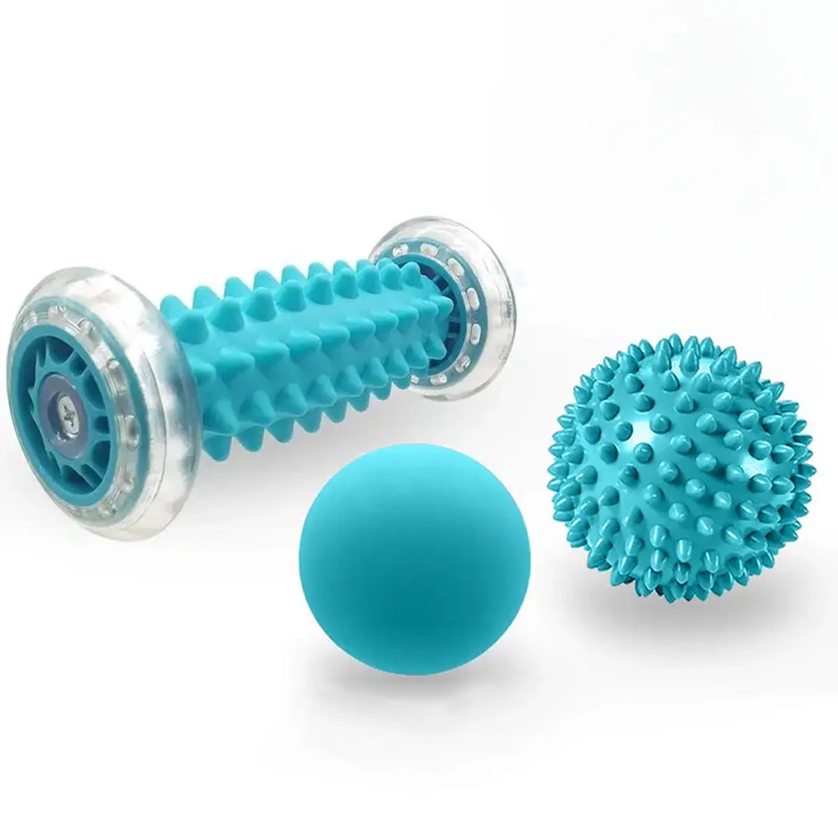Foot Massager Roller & Massage Lacrosse Ball & Spiky Ball, 1 Set Foot Massage Tool, Deep Tissue Massage Tool for Home & Travel, Body Care Tool, Relaxation Aid, Home Spa Equipment, Foot Rollers
